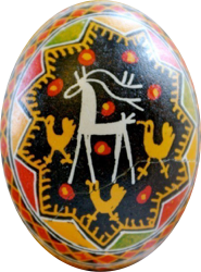 pysanky deer pysanka stag kulchytska often recent above motifs